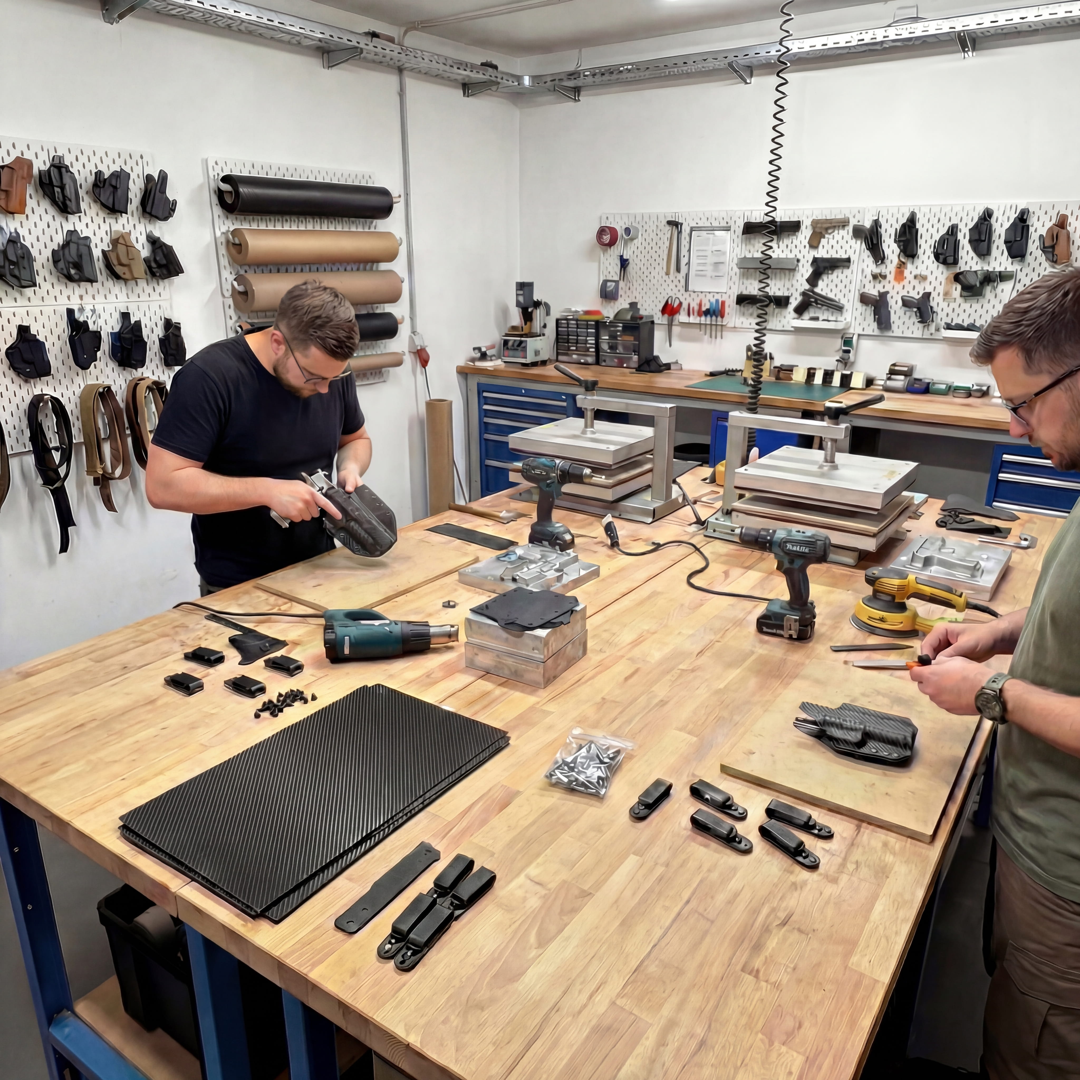 Kydex-Holster Werkstatt — handgefertigter Waffenholster